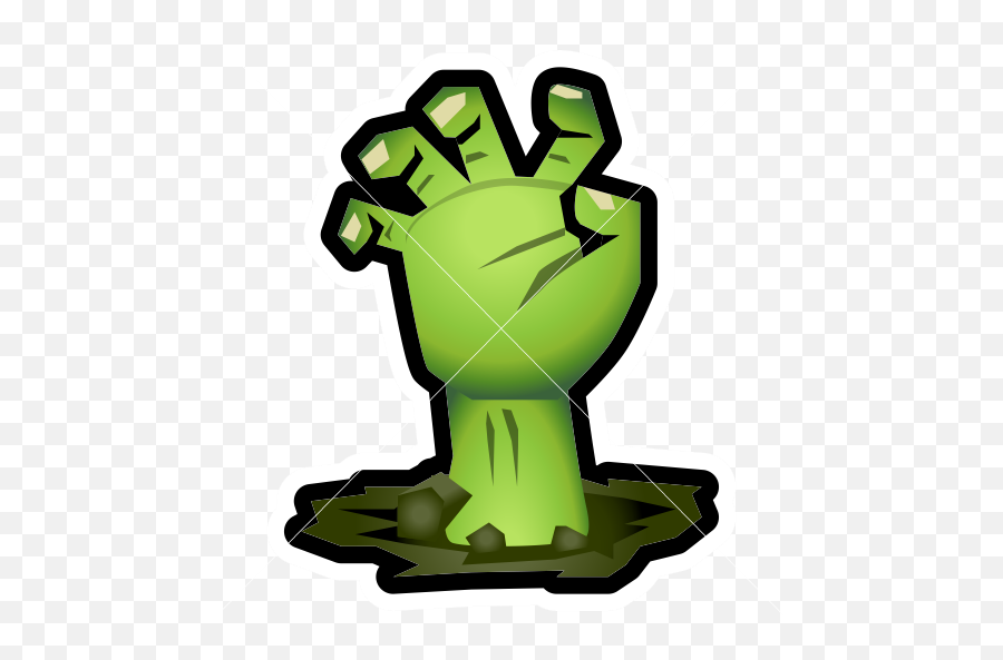 Horror Zombie Monster Hand - Halloween Zombie Icon Emoji,Horror Emojis