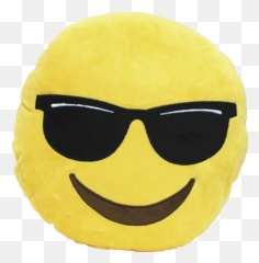 Cojin Emoji Con Lentes - Emojis No Cojines,Emoji Con