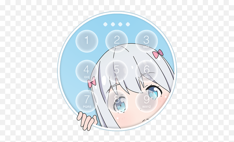 Fan Lock Screen Wallpaper Of Izumi - Dot Emoji,Eromanga Sensei Sagiri Emoji