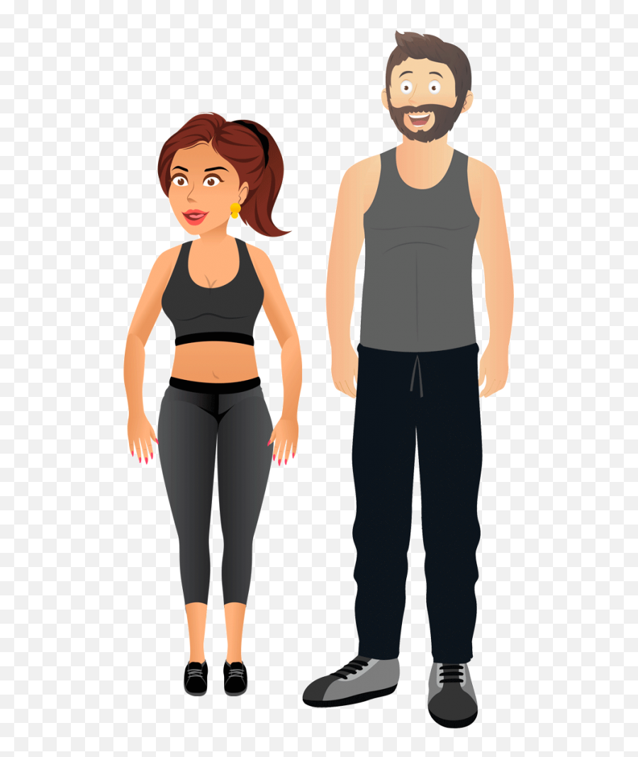 Illustration - Standing Emoji,Emotion Running Vest