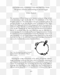 Knots And Knotting In Ancient Egypt - Document Emoji,Penis Egypt Emoji