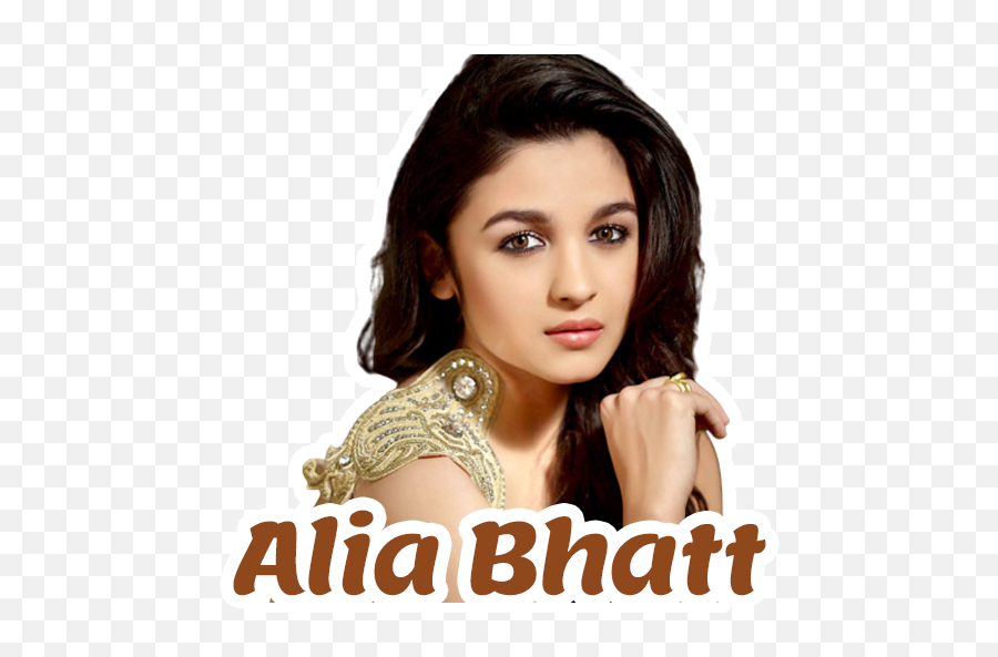 Alia Bhatt Stickers Emoji,Expressio Emoticon Pack