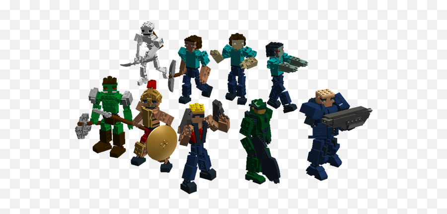 Macrofigures - Lego Minecraft Zombie Moc Emoji,Ork Discord Emoji