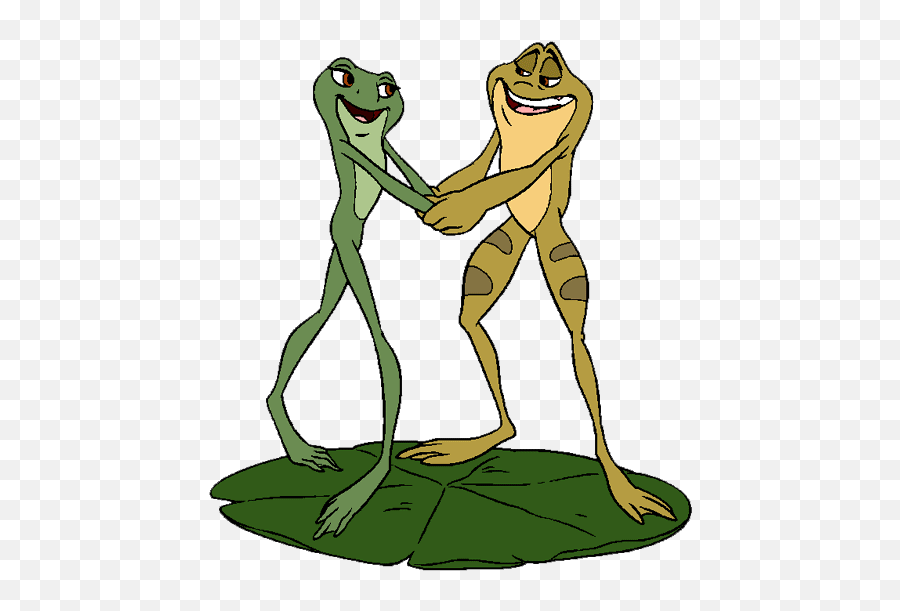 Princess And The Frog As Frogs - Princess And The Frog Clipart Emoji,Princess And The Frog Emojis