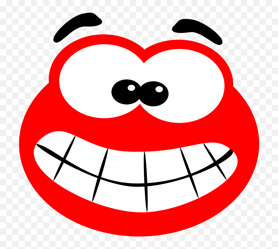 Smile Red - Clipart Best Parque Nacional Da Chapada Dos Veadeiros Emoji,Emoticon With White Tear And Red Mouth