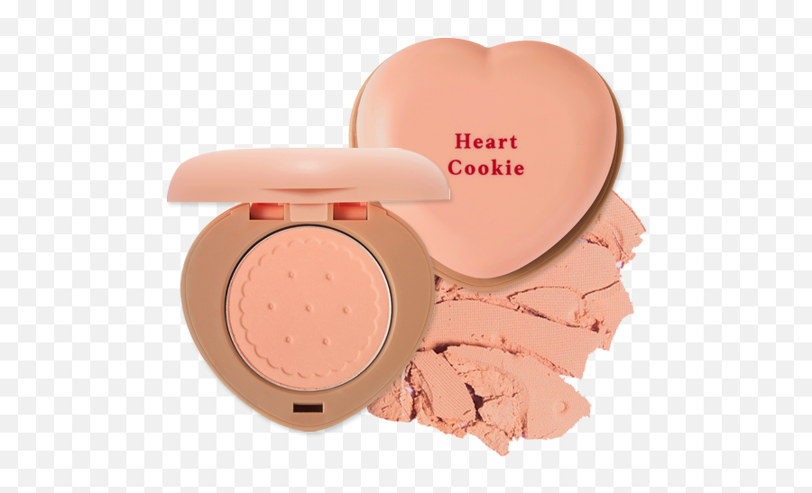 Etude House Heart Cookie Blusher - Girly Emoji,The Heart Emoticon Outfit That Korean Idol Wear