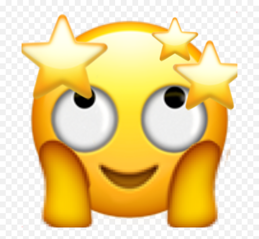 Dreaming Star Emoji Edit Sticker - Happy,Dreaming Emoji