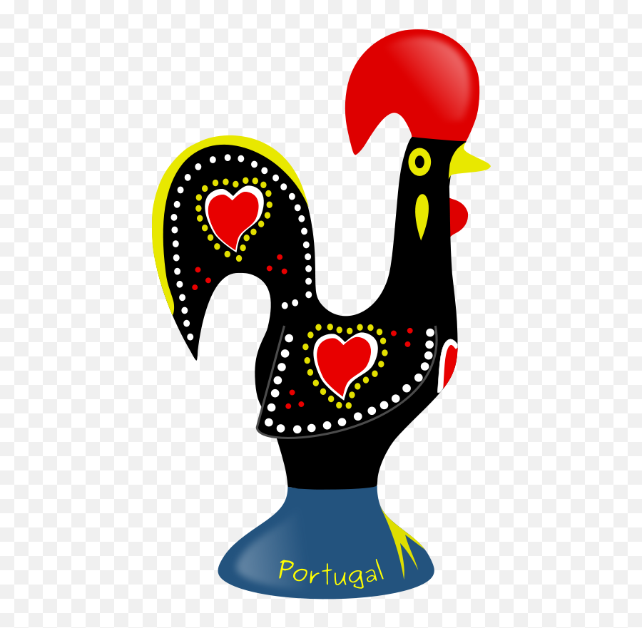 Free Clip Art Rooster And Chicken By Helm42 - Rooster Of Barcelos Emoji,Rooster Emoticon Fb