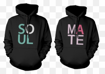 Cute Couple Hoodies Emoji,Fries And Burgers Made Out Of Emojis