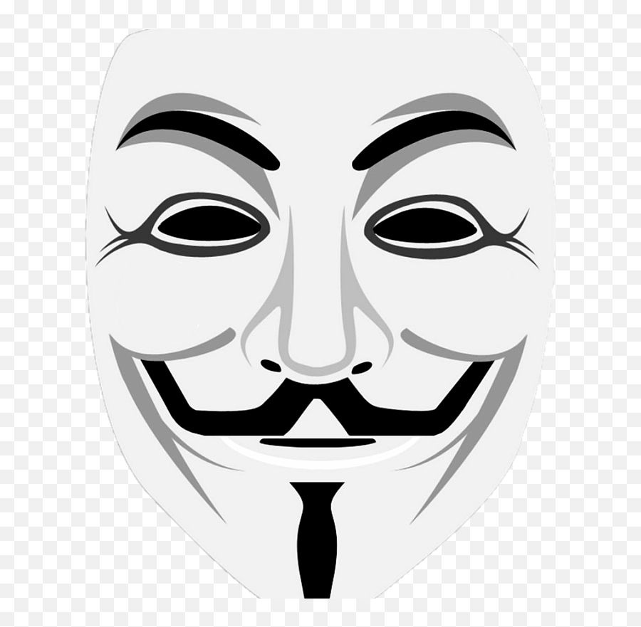 Guy Fawkes Mask Anonymous Security - Anonymous Mask Png Emoji,Black Hacker Girl Emoticons