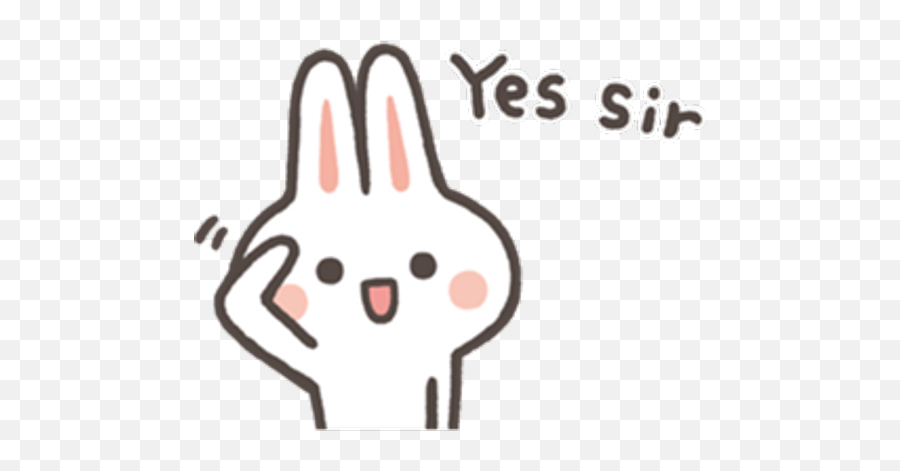 Sticker Maker - Rabbit Bobo 1 Dot Emoji,Chinese Emoji Sticker Meanings