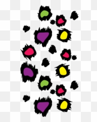 Colorful Leopard Print Psd Official Psds - Motif Multicolore Emoji,Colorful Emojis For Printing