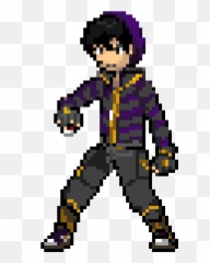 Pixel Art Gallery - Custom Pokemon Trainer Pixel Art Emoji,Kurloz Emoticon