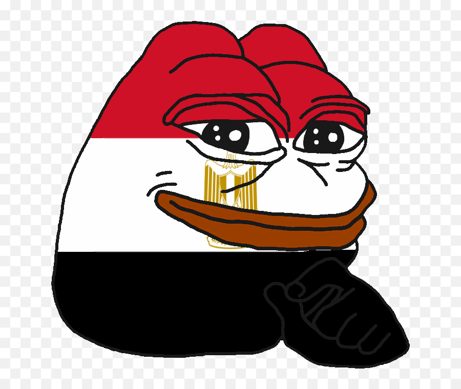 Egyptian Pepe - Pepe Emoji Clipart Full Size Clipart Pepe The Frog,Frog Emoji