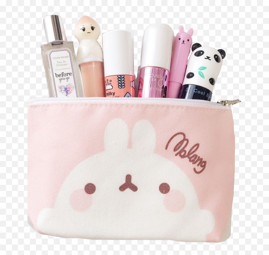 Makeup Makeupbag Sticker - Girly Emoji,Emoji Makeup Bag