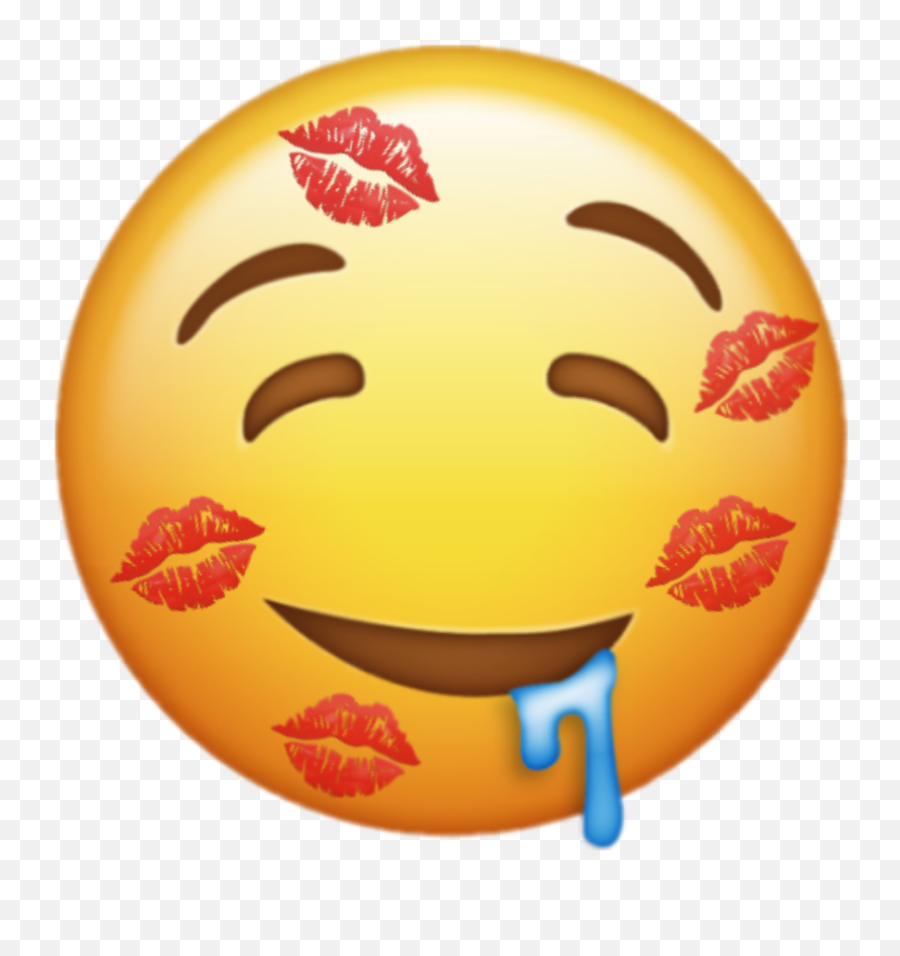 Kiss Iphoneemoji Iphone Emoji Sticker By Tsafharl1 - Happy,Ios 8 Emoji