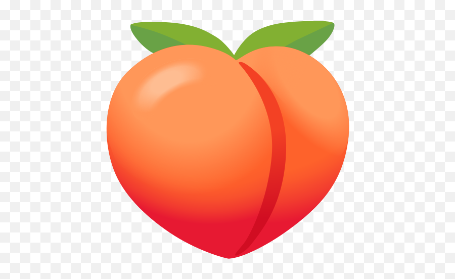 Peach Emoji,Peach Heart Emoji