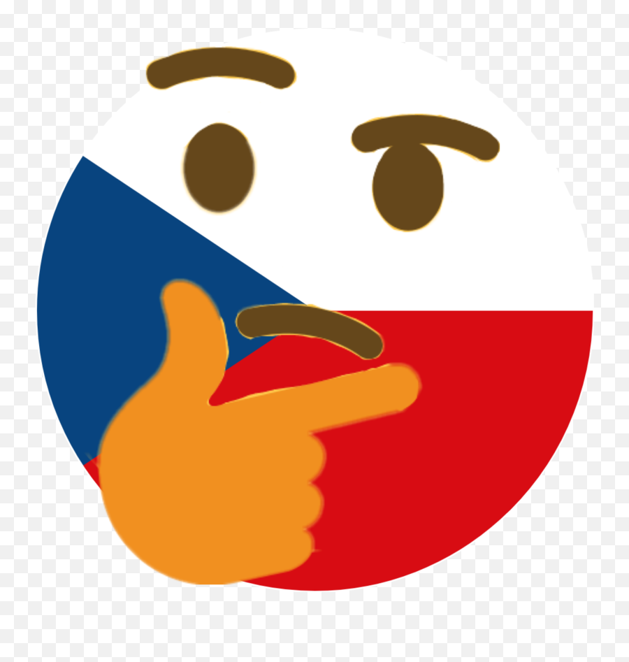 Emoji Think Png 5 Png Image - Czech Emoji Discord,Thinking Emoji Transparent Background