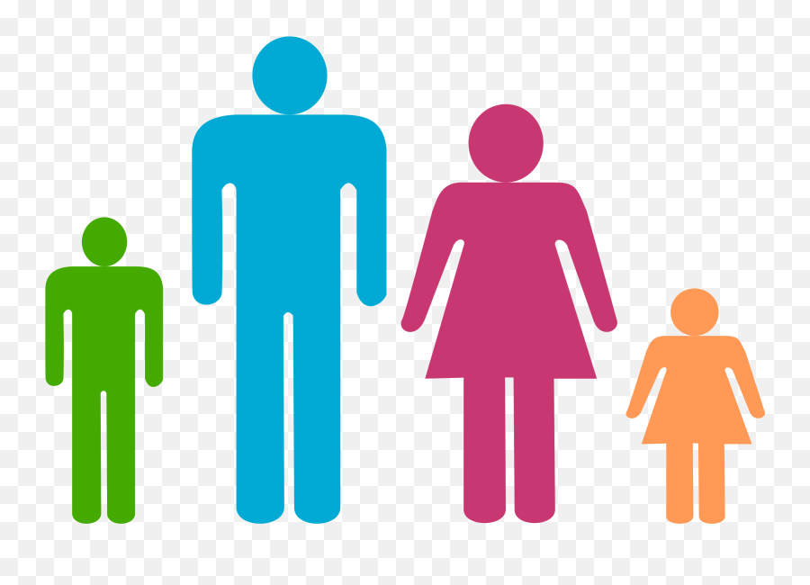 Image Png - Colorful Family Clipart Emoji,Big Family Emoji
