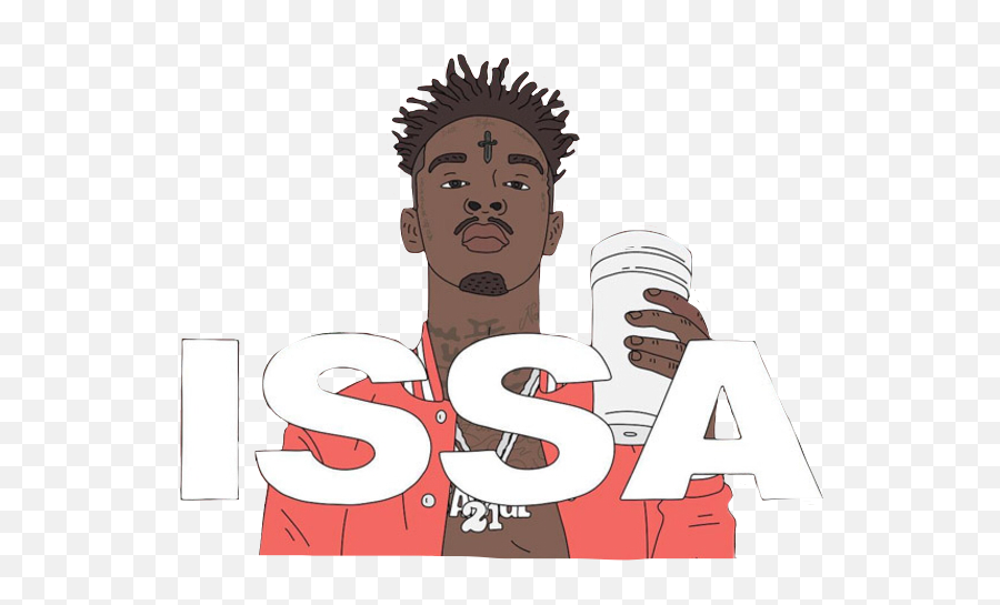 Ftestickers Issa 21savage Celeb Sticker - For Adult Emoji,21 Savage Emoji