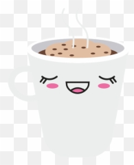 Satisfied Kawaii Face Coffee Cup - Transparent Png U0026 Svg Taza De Café Kawai Png Emoji,Teabag Emoji