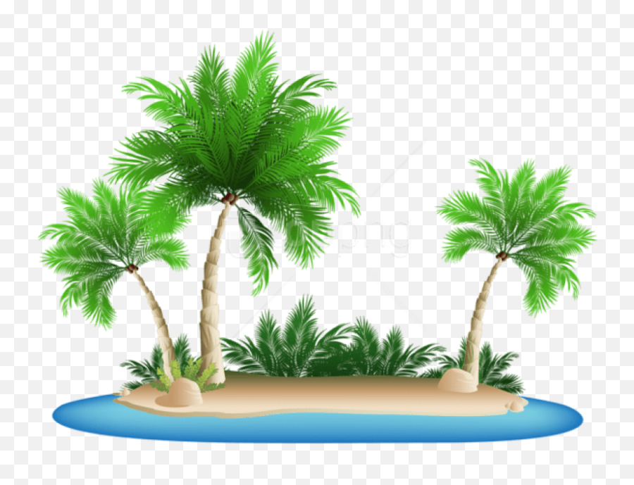Palm Tree Clip Art - Beach Palm Tree Png Hd Png Download Articles A An The For Beginners Emoji,Beach Emoji Art