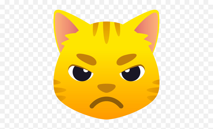 Emoji Sullen Angry Cat Angry Wprock - Emoji De Gato,Angry Cry Emoji