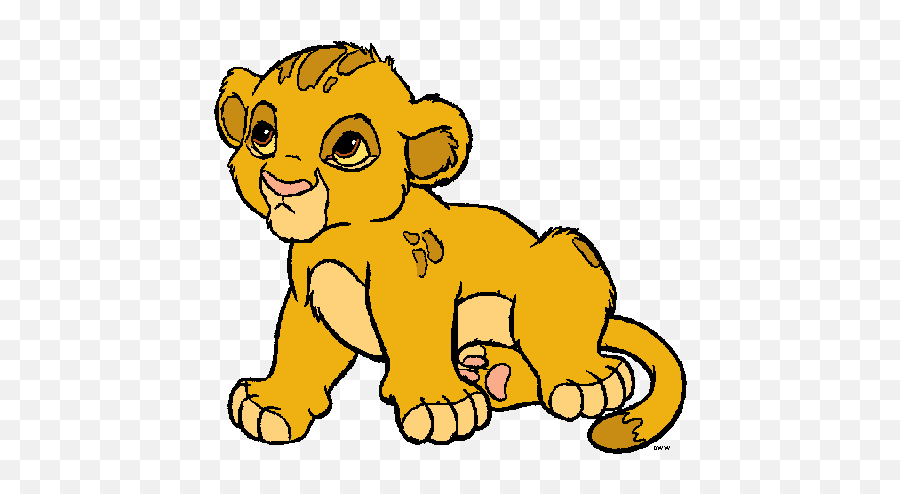 Baby Lion King Clipart Dromgap Top - Lion King Baby Simba Cartoon Emoji,Lion King Emoji