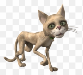 Toon Cat Toon Cat Funny Public Domain Image - Freeimg Animal Render Emoji,Funny Cat Emotions