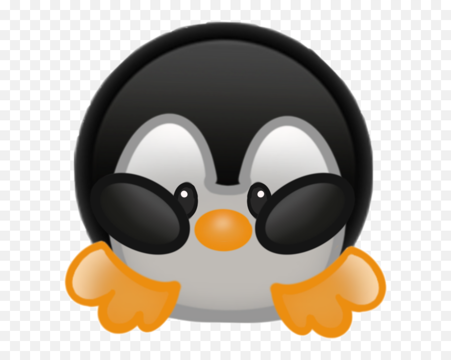 Peaches Penguin Cute Mascot Emoji Sticker By Rori - Dot,Penguin Emoji