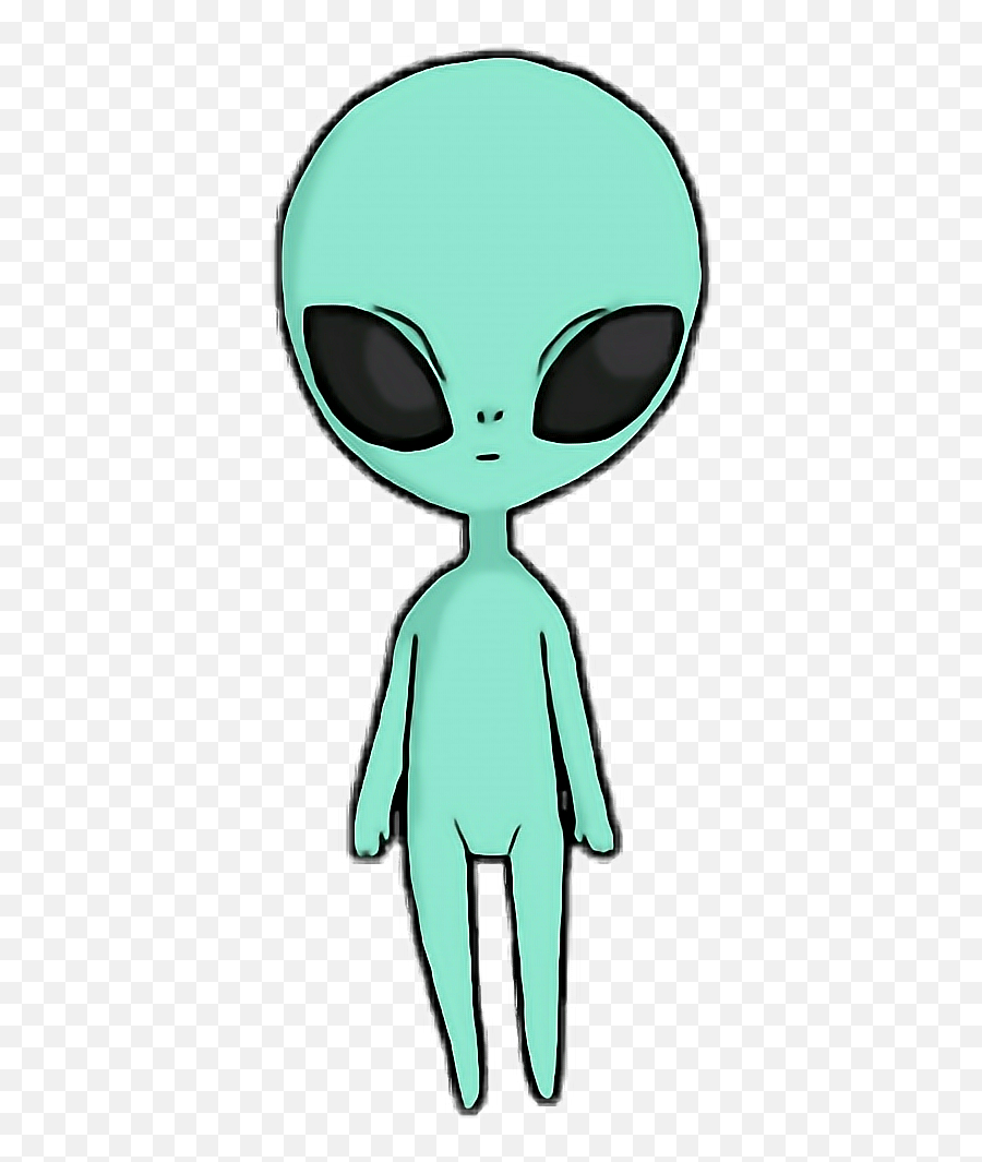 Alien Extraterrestre Verde Ovni Sticker By Daiana - Alien Transparent Background Emoji,Extraterrestre Emoji