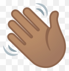 Medium Skin Tone Emoji - Imagenes De Manos Saludando,Emoji Skin Tone Android