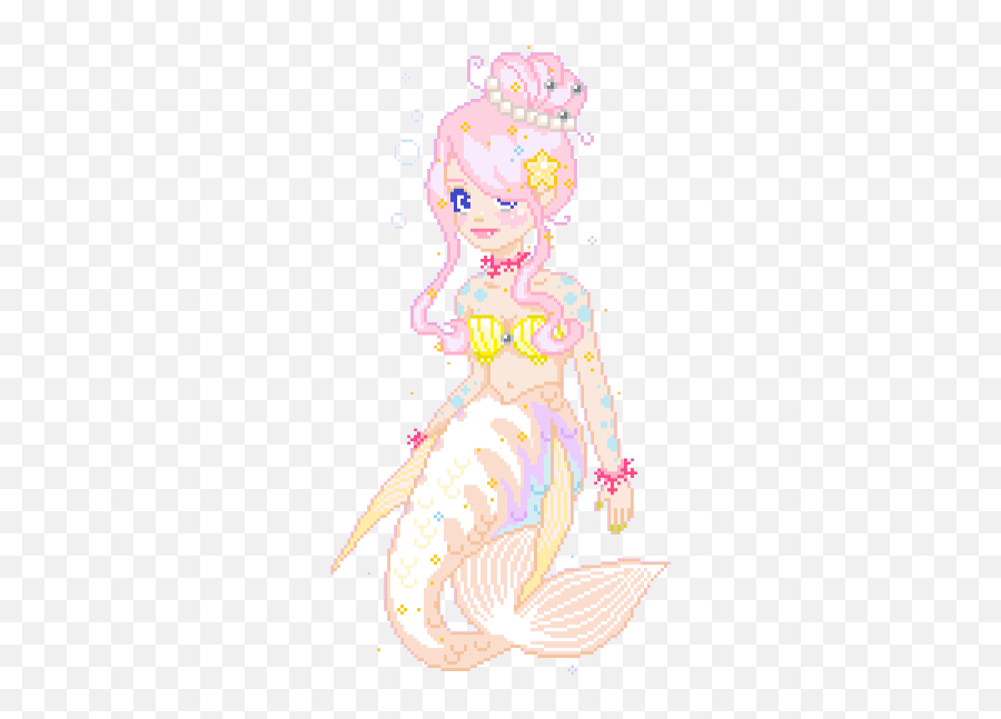 Top Mermaid Princess Stickers For - Cute Kawaii Adorable Mermaid Emoji,Mermaid Emoji