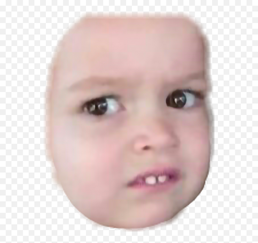 Baby Meme Khe Whar Cute Sticker - Baby Looking Curiously At Things Emoji,Whar Is A Emoji