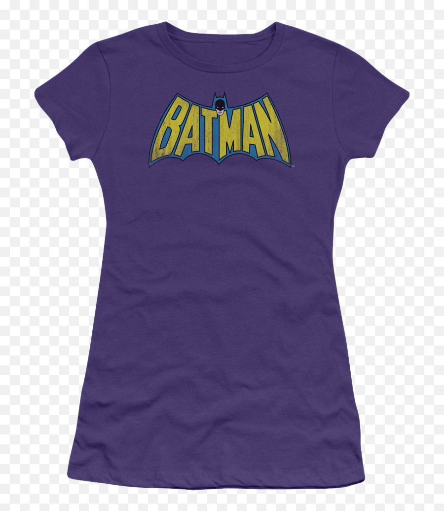 Batman 80s Bat Logo Junior T - Shirt Womenu0027s Clothing Mrb78 Batman Vintage Emoji,100 Emoji Harems