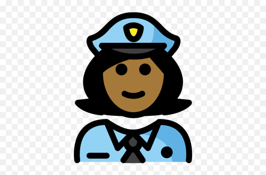 Medium - Smiley Memoji Police Female,Lolice Emoji