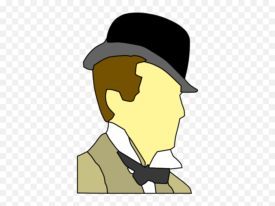 Clip Art Man With Hat Clipart Emoji,Emoji Wearing Hat Sketch