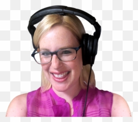 Female Voice Artist - Female Voiceover Talent Laura Schreiber Headphone Ear Pad Emoji,Emotion In Mind Video Actress
