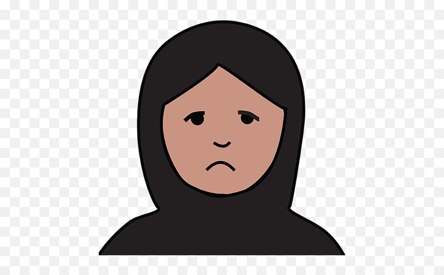 Open Symbols - Religious Veil Emoji,Sad Symbols -face -smiley -smileys -smilies -emoji -emojis