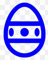 Blue Easter Egg Icon - Free Blue Easter Egg Icons Emoji,Egg Emoticon Text