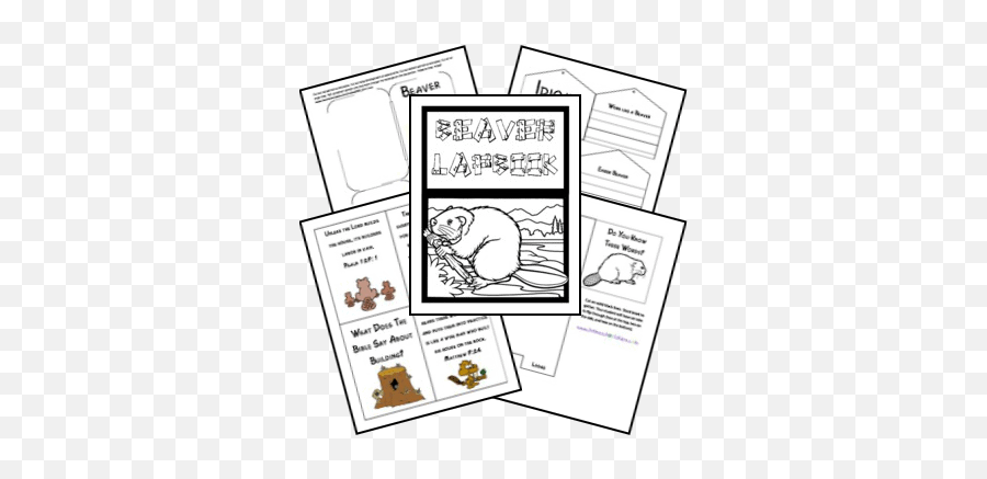Beavers Lapbook U2013 Homeschool Share - Language Emoji,Gray Beaver Emoticons