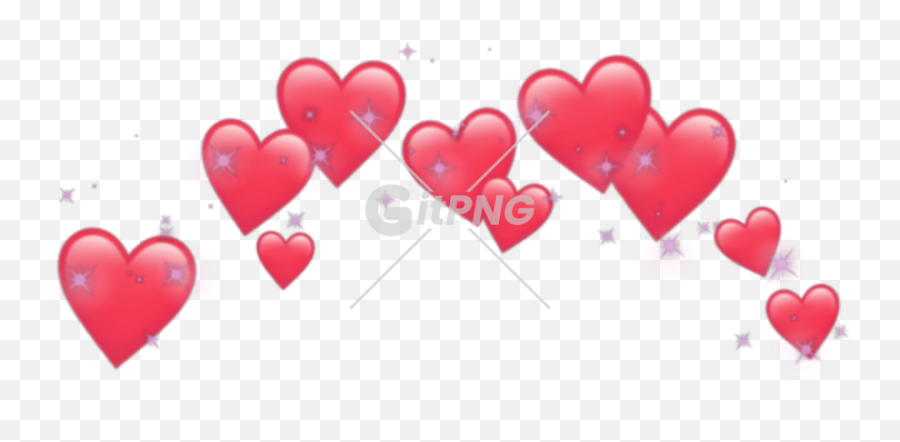 Tags - Emoji Gitpng Free Stock Photos Blue Hearts Crown Transparent,Heart Emojis Explosion