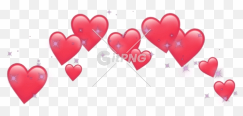 Tags - Emoji Gitpng Free Stock Photos Blue Hearts Crown Transparent,Heart Emojis Explosion