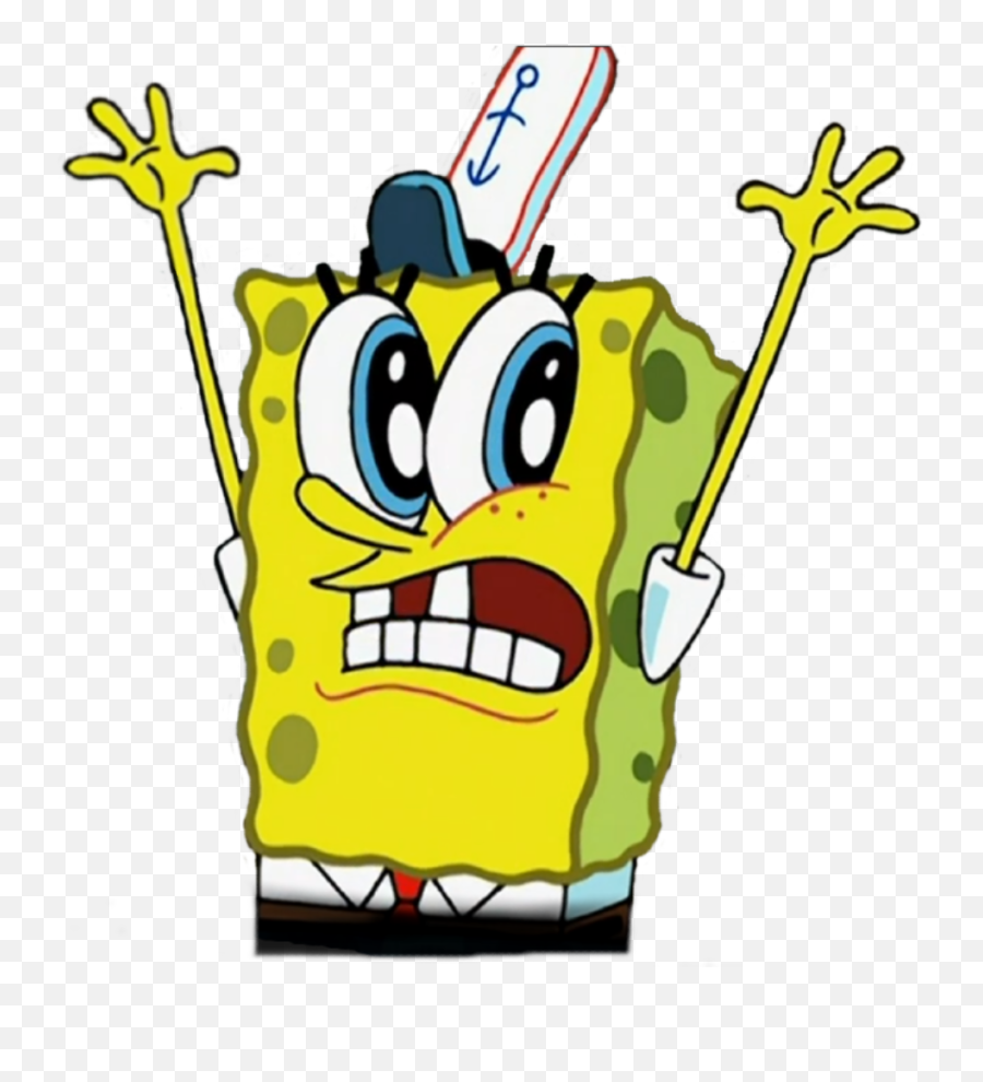 Surprised Sponge Bob - Happy Emoji,Spongebob Emoticon Copy And Paste