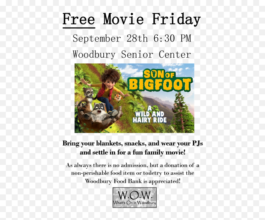Download Hd Free Movie Friday - Son Of Bigfoot Transparent Photo Caption Emoji,:bigtoot: Emoticon