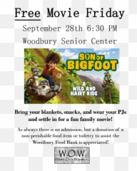 Download Hd Free Movie Friday - Son Of Bigfoot Transparent Photo Caption Emoji,:bigtoot: Emoticon