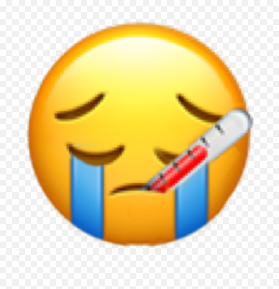 Sad Stayhome Sick Emoji Sticker By Lozerayanna,Electric Emoji