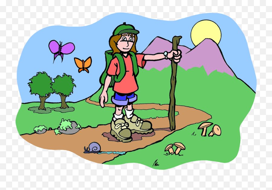 Clipart Mountain Hike Clipart Mountain - Hiking Clipart Emoji,Hike Emoji