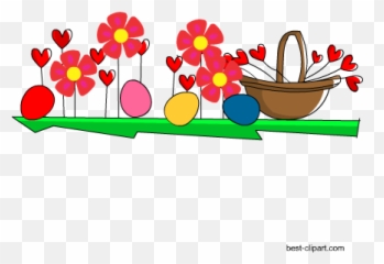 Free Easter Clip Art Easter Bunny Eggs And Chicks Clip Art Emoji,Super Kawaii Emoticon Flowers