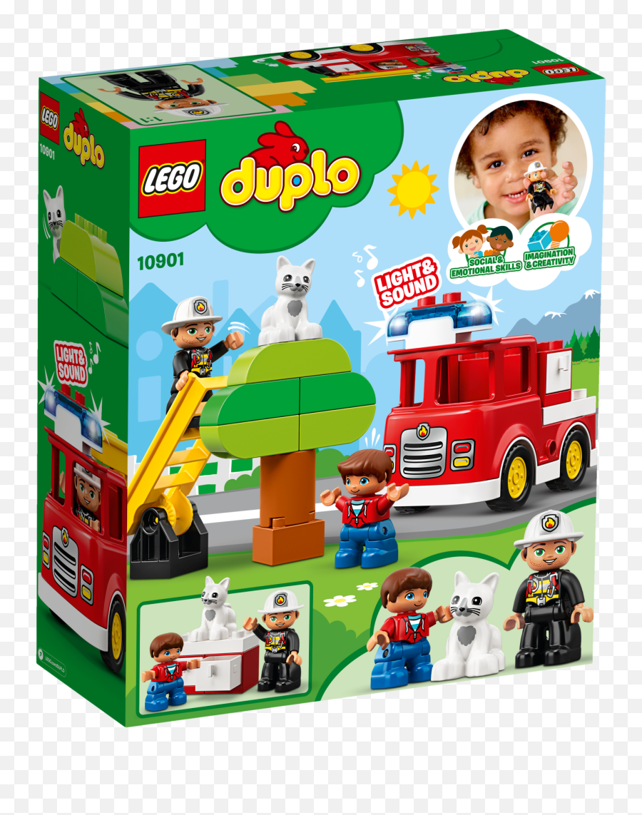 Fe - Baa Shop Fire Engine 10901 Emoji,Lego Figurines Emotions